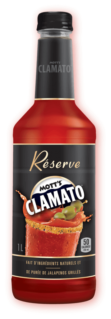 Bottle of Mott's Clamato Reserve