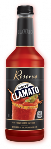 Motts Clamato Reserve Bottle