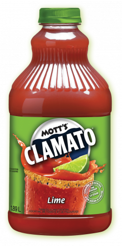 Motts Clamato Lime Bottle